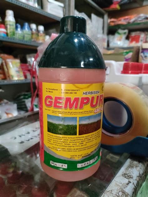 Herbisida Gempur Sl Liter Pembasmi Gulma Dan Rumput Lazada