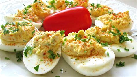 Deviled Eggs Speedy Cooking Videos Poormansgourmet Youtube