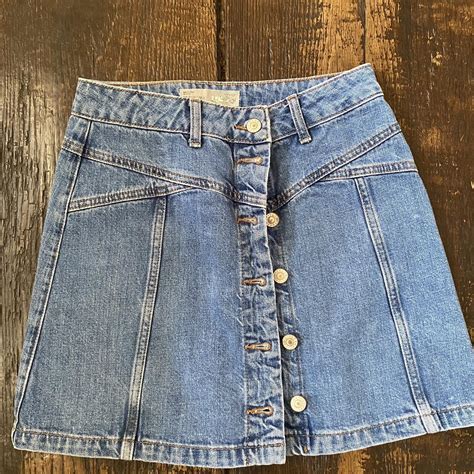 No Longer Sold Anymore Topshop Moto Denim Mini Skirt Depop