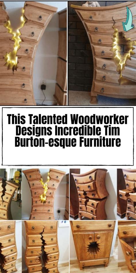 This Talented Woodworker Designs Incredible Tim Burton Esque Furniture