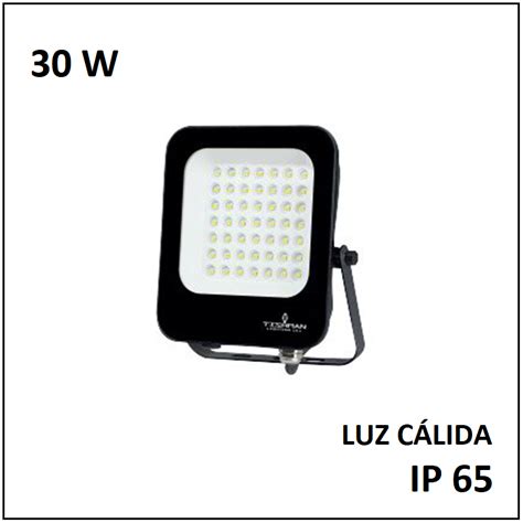 Reflector Led Slim W Luz C Lida K Ip Uso Intemperie V