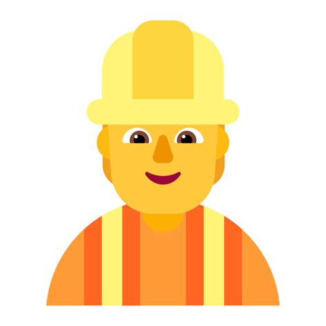 Trabalhador De Construção Civil Emoji