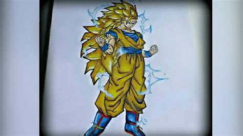 C Mo Dibujar A Goku Fase 3 Dibuja Un Circulo Grande Y Aadele La Mitad