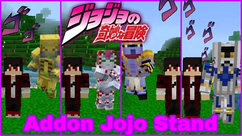 Addon Jojo Stand D Nh Cho M Y Y U Minecraft Pe C Nhi U Stand