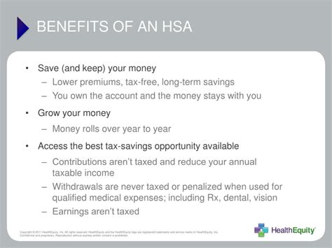 Ppt Health Savings Accounts Hsa Basics Powerpoint Presentation