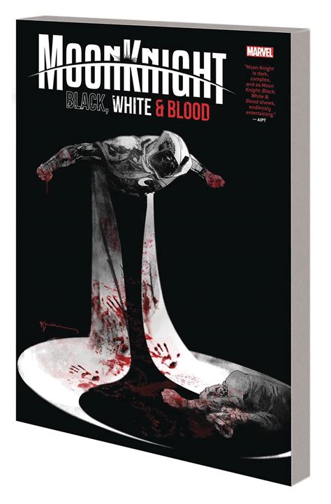 Moon Knight Black White Blood Fresh Comics