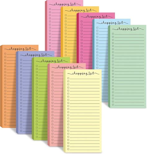 Amazon Censen 10 Pack 500 Sheets To Do List Notes Daily Checklist