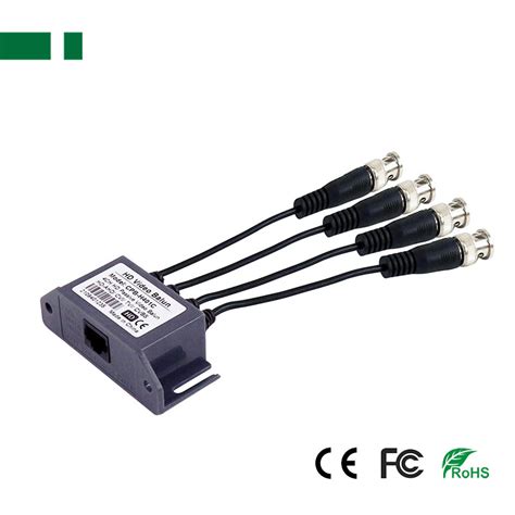 4ch Hd Passive Video Transmitter Support 1080p Resolution With Bnc Cable Terminal Abs Plastic