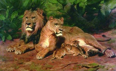 The Lion At Home 1881 Rosa Bonheur