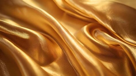 Elegant Gold Fabric Shimmering Softly As A Luxurious Textured Backdrop