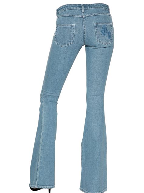 Lyst American Retro Flare Stretch Denim Jeans In Blue