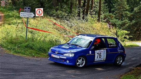 Rallye Du Haut Lignon 2021 ES3 Sabatier Herbet 106 N2s YouTube