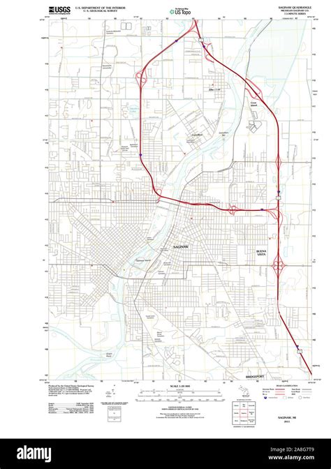 Map Of Saginaw Hi Res Stock Photography And Images Alamy