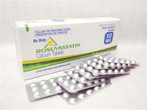 Rosuvastatin Calcium Tablets 10 Mg Taj Pharma Taj Generics