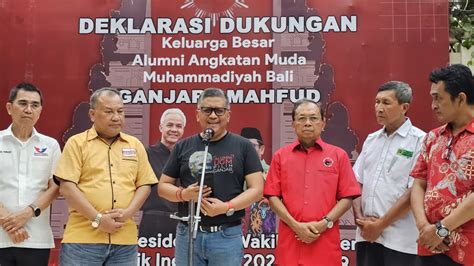 Foto Alumni Angkatan Muda Muhammadiyah Bali Dukung Ganjar Mahfud