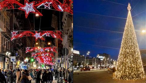 Napoli Accese Le Luminarie Di Natale 2024 In Via Toledo E L Albero Di