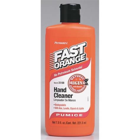 Permatex Fast Orange Orange Citrus Scent Pumice Lotion Hand Cleaner