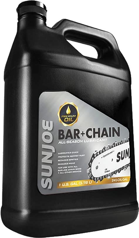 Sun Joe Swj Oil Gal Premium Bar Sprocket Season Chainsaw Lubrication Universal