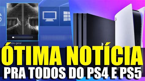 EXCELENTE NOTÍCIA PARA TODOS DO PS4 E PS5 E 2 JOGOS GRÁTIS AGORA E PRA