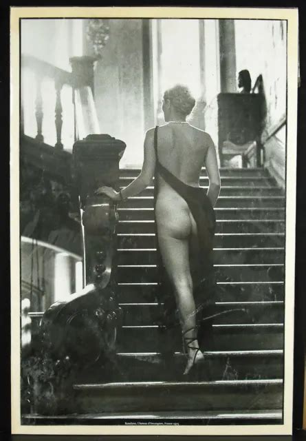 Photographie Rotique Nu Helmut Newton Nude Art Ch Teau D