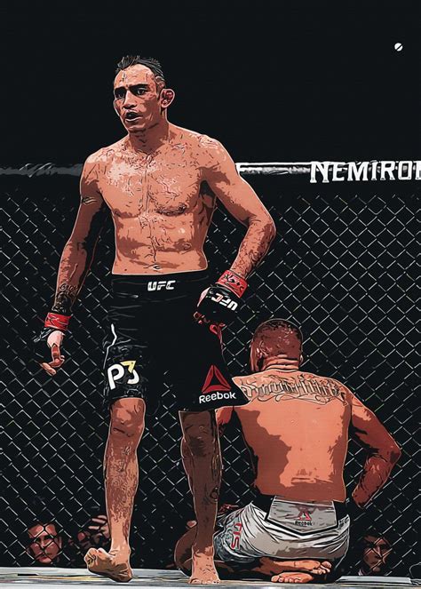 Tony Ferguson Poster Picture Metal Print Paint By Benny Jacobs