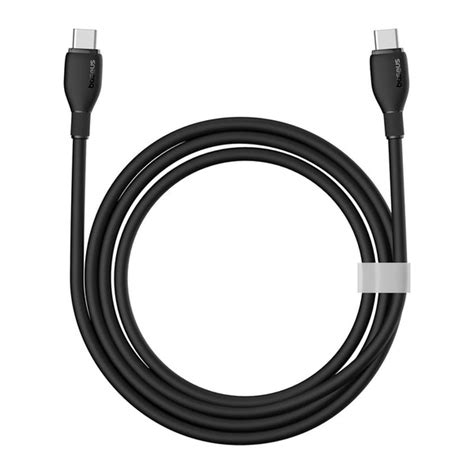 Baseus Cable De Carga Serie Pudding Tipo C A Tipo C 100w 1 2m Negro Bestmart Chile