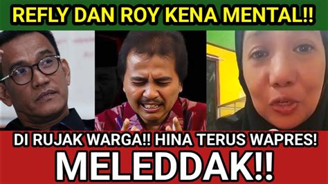 KENA MENTAL ROY SURYO DAN REFLY HARUN DI RUJAK EMA EMA HINA TERUS