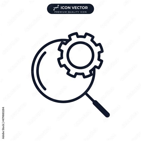 optimization icon symbol template  graphic  web design collection