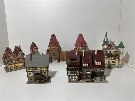 Faller Kibri Vollmer H Model Train Half Timbered Houses With