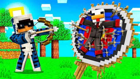 Kendal Vs Bellafaccia Sfida Con L Arco Minecraft Ita Youtube