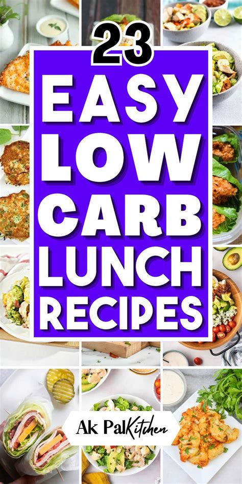 23 Easy Low Carb Lunch Recipes Low Carb Lunch Easy Low Carb Lunches