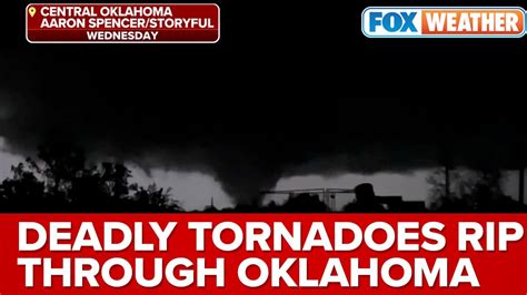 Tornado Outbreak Turns Deadly In Oklahoma Large Hail Causes Extensive Damage Youtube