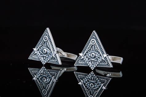 925 Plata Masonic Cufflinks Freemason Cufflinks Sterling Etsy