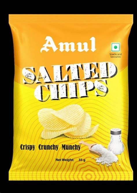 Amul Simply Salted Chips 144x16 Gm At ₹ 5piece In Jamnagar Id
