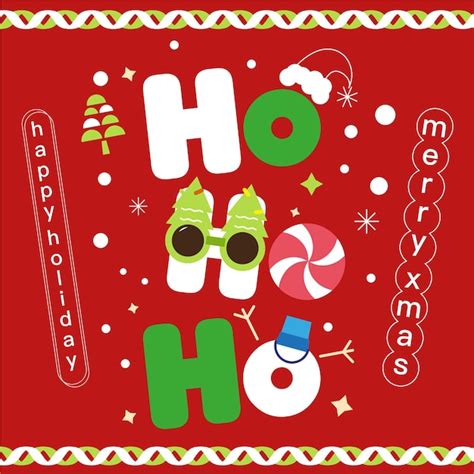 Premium Vector 031 Xmas Ho Ho Ho