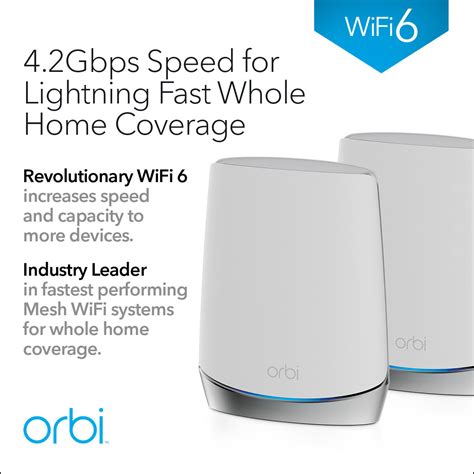 Netgear Orbi RBK752 Whole Home Wifi 6 System Costco UK