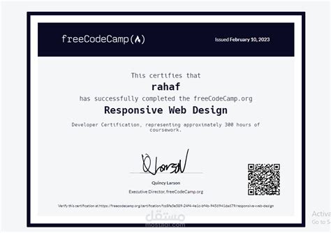 Freecodecamp S Certificate