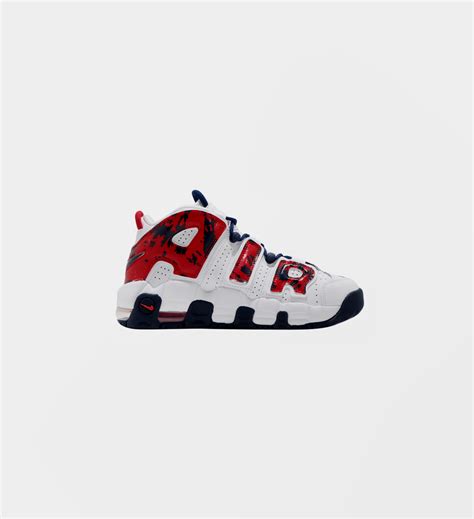 Nike Air More Uptempo GS White University Red Blue Void | Cherry Kicks