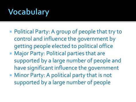 Ppt Political Parties Powerpoint Presentation Free Download Id 2822806