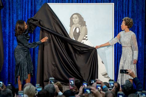 Obamas Unveil Newest Portraits To Be Added To Presidential Collection At The Smithsonian Al