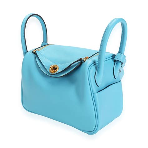 Hermès Bleu Du Nord Swift Mini Lindy Ghw Mygemma