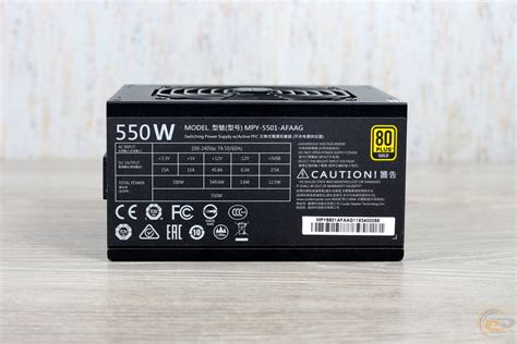 Обзор и тестирование блока питания Cooler Master MWE GOLD 550 ...