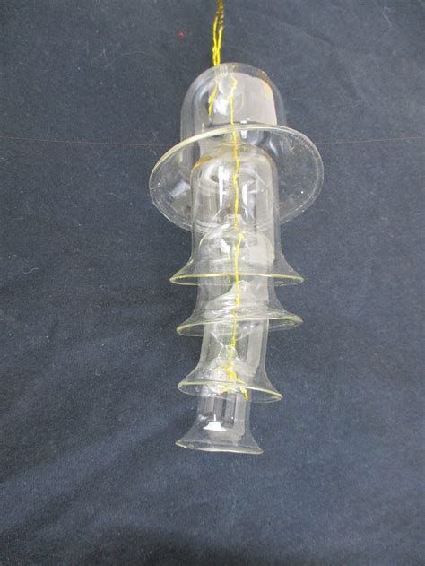 Bell Ornament Five Tiered Bells Vintage Glass Ornaments Etsy