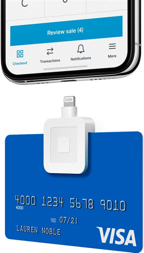 Square Reader For Magstripe With Lightning Connector Glossy White A