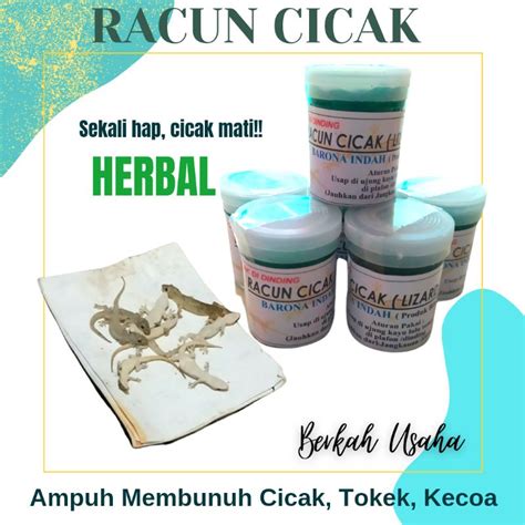 Jual RACAK RACUN CICAK RACAK HERBAL MEMBUNUH CICAK TOKEK KECOAK