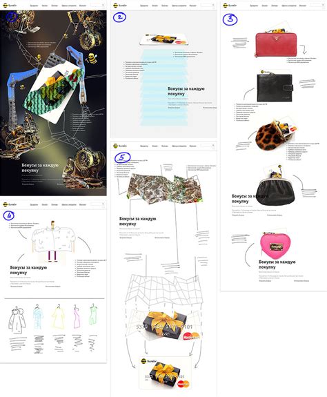 The making of the Beeline payment cards promo page