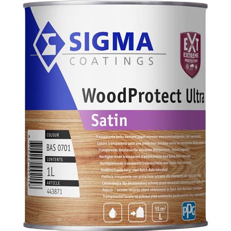 Sigma Woodprotect Ultra Satin 1 Of 25 Liter Verfsteinnl