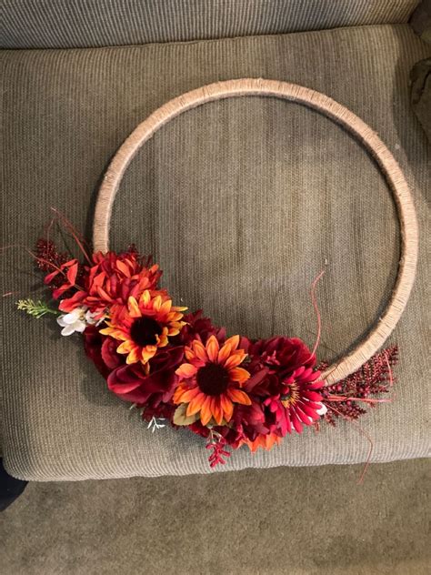 Dollar Store Fall Wreath Fall Wreath Wreaths Dollar Stores