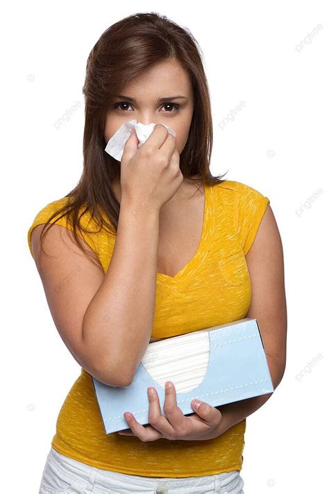 Girl Blowing Snot