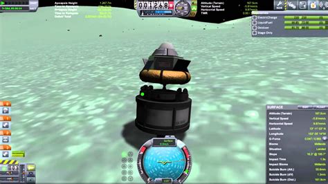 Kerbal Space Program Minmus Mun Temperature Readings Youtube